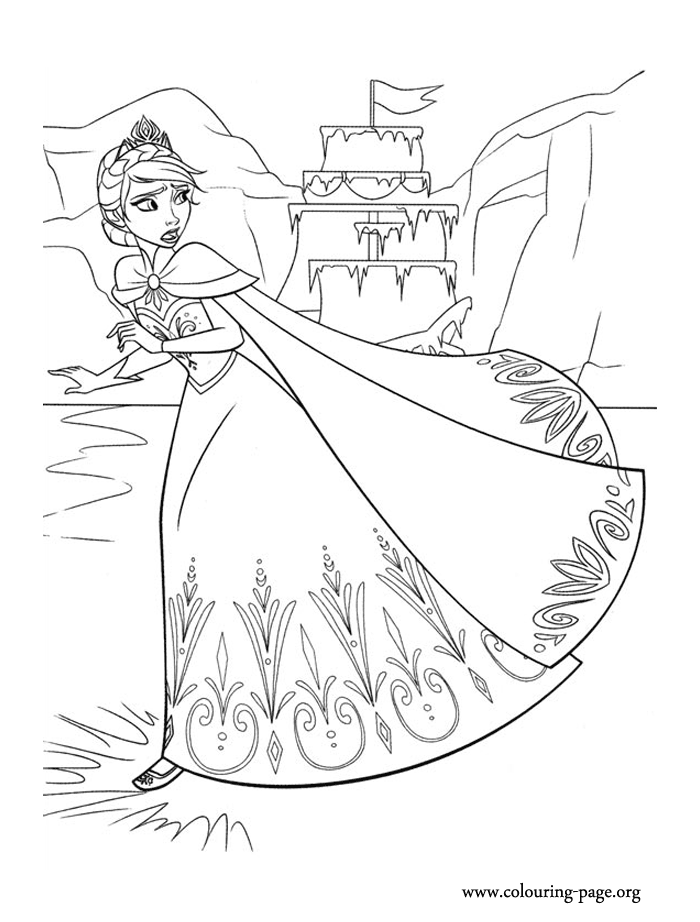 Frozen Coloring-Pages | Color pages | FREE coloring pages for kids |Printable coloring pages for kids| #28