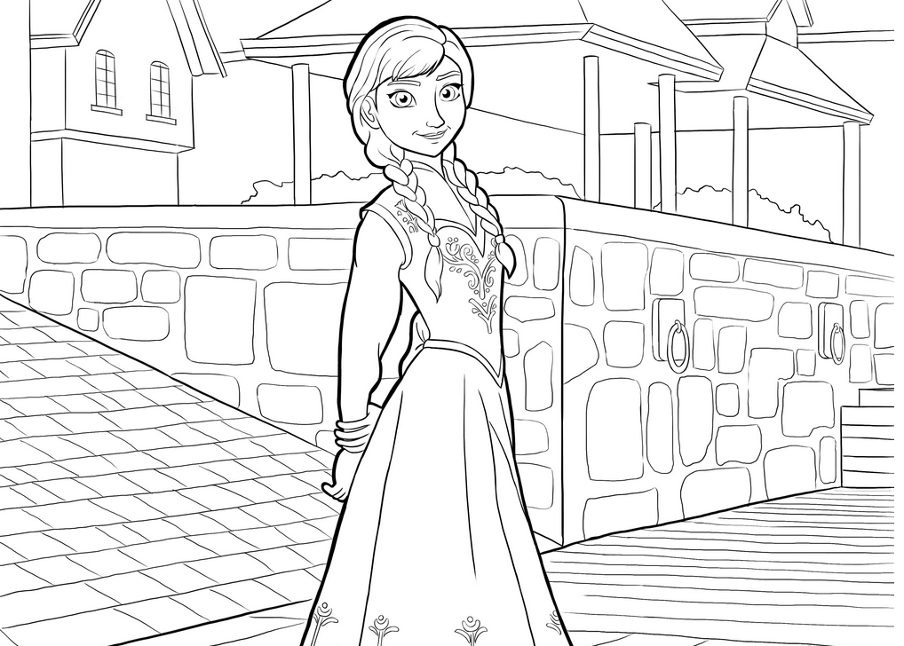 Frozen Coloring-Pages | Color pages | FREE coloring pages for kids |Printable coloring pages for kids| #32