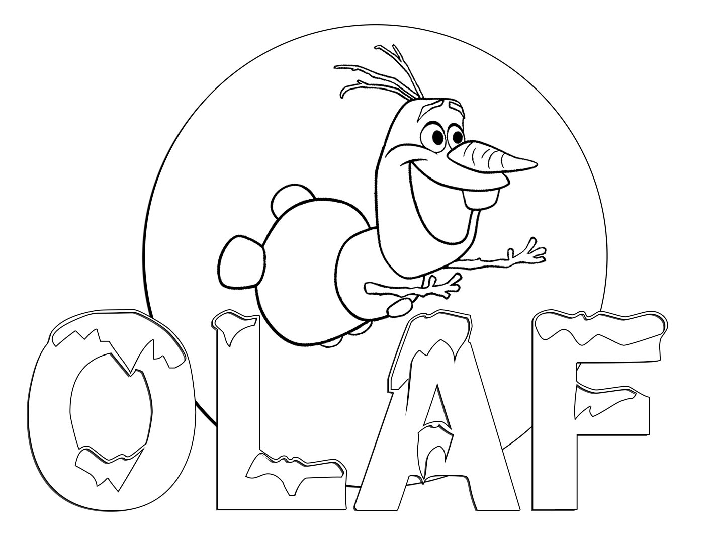 Frozen Coloring-Pages | Color pages | FREE coloring pages for kids |Printable coloring pages for kids| #34