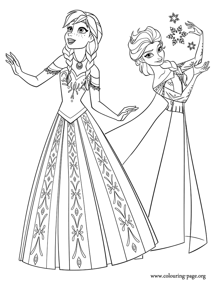 Frozen Coloring-Pages | Color pages | FREE coloring pages for kids |Printable coloring pages for kids| #44