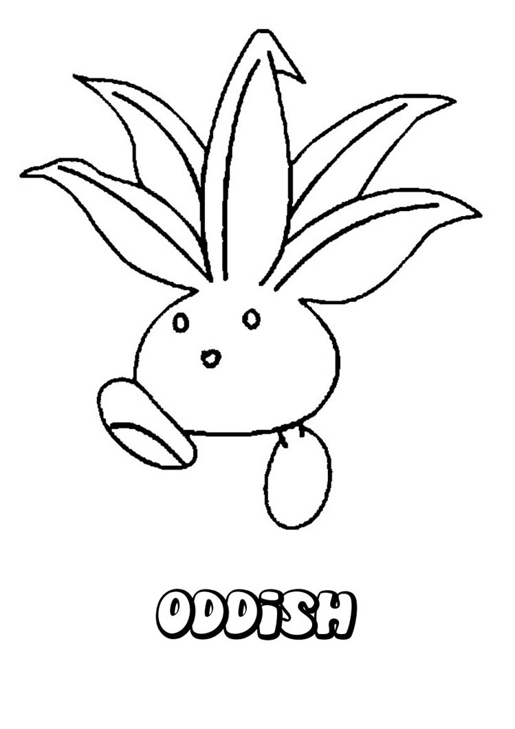 GRASS POKEMON Pokemon Coloring Pages | Coloring pages for kids | Kids coloring pages | #