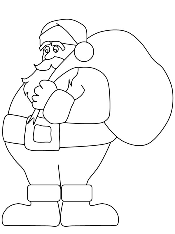  Santa Claus Coloring Pages | Christmas coloring pages | Coloring pages for kids | #11