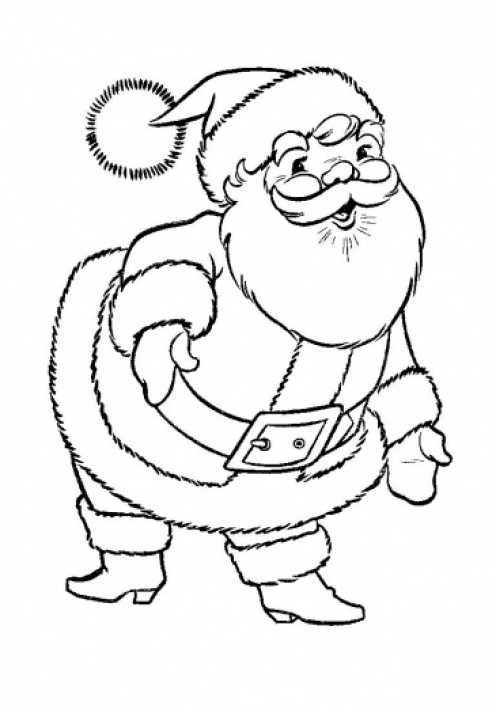  Santa Claus Coloring Pages | Christmas coloring pages | Coloring pages for kids | #7
