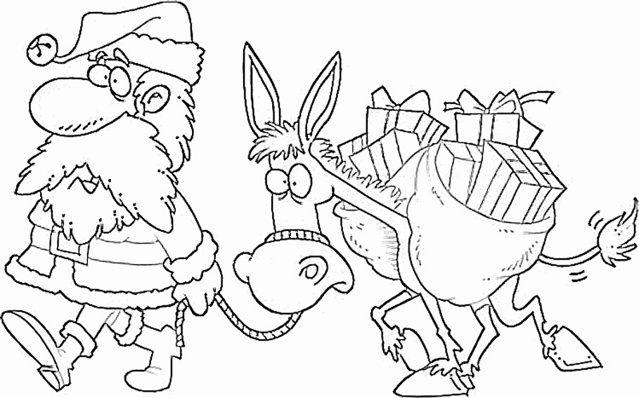  Santa Claus Coloring Pages | Christmas coloring pages | Coloring pages for kids | #8