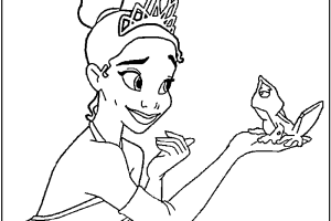 Tiana Disney Princess Coloring Pages |#1e
