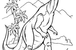 Detective Dinosaur Coloring Pages  | Coloring pages for Boys