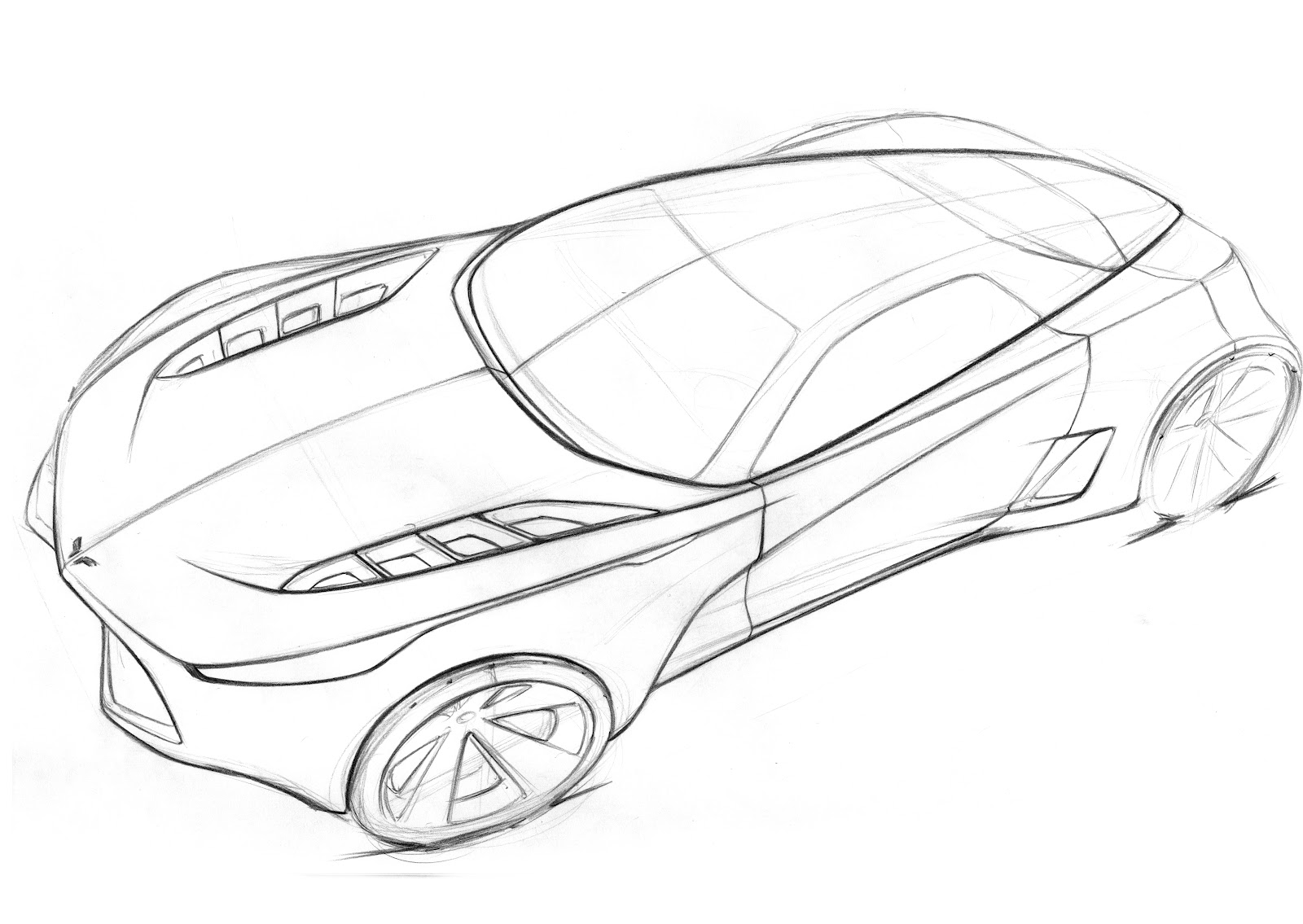  Drawing Hot Corvette CAR COLORING PAGES | Race car coloring pages