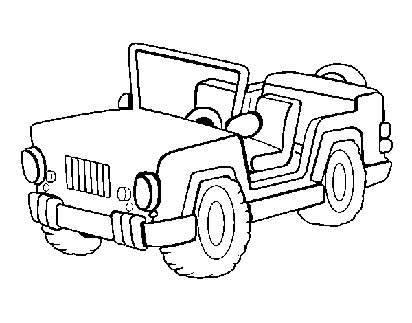  Jeep Coloring Pages | CAR Coloring pages | Cool Cars | #1