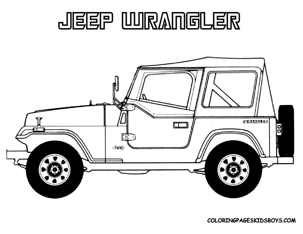  Jeep Coloring Pages | CAR Coloring pages | Cool Cars | #10
