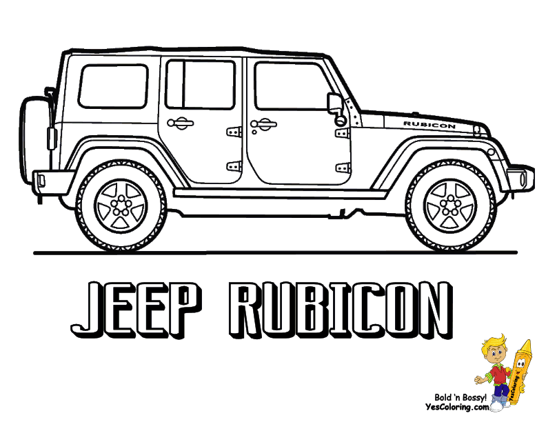 Jeep Coloring Pages | CAR Coloring pages | Cool Cars | #11