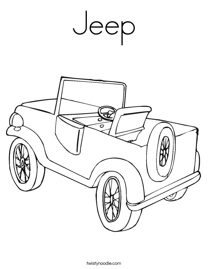  Jeep Coloring Pages | CAR Coloring pages | Cool Cars | #13