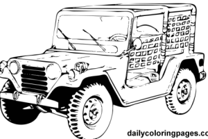 Jeep Coloring Pages | CAR Coloring pages | Cool Cars | #14