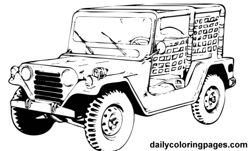 Jeep Coloring Pages | CAR Coloring pages | Cool Cars | #14
