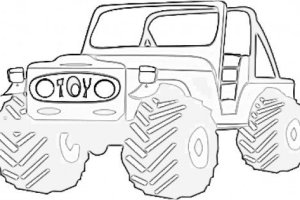 Jeep Coloring Pages | CAR Coloring pages | Cool Cars | #15