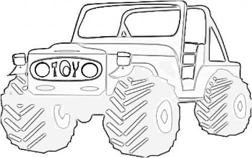  Jeep Coloring Pages | CAR Coloring pages | Cool Cars | #15