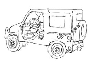 Jeep Coloring Pages | CAR Coloring pages | Cool Cars | #17