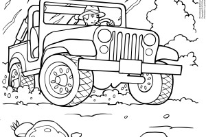 Jeep Coloring Pages | CAR Coloring pages | Cool Cars | #22