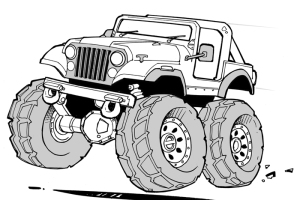 Jeep Coloring Pages | CAR Coloring pages | Cool Cars | #27