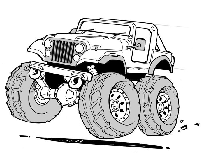  Jeep Coloring Pages | CAR Coloring pages | Cool Cars | #27