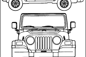 Jeep Coloring Pages | CAR Coloring pages | Cool Cars | #29