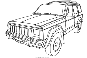 Jeep Coloring Pages | CAR Coloring pages | Cool Cars | #3