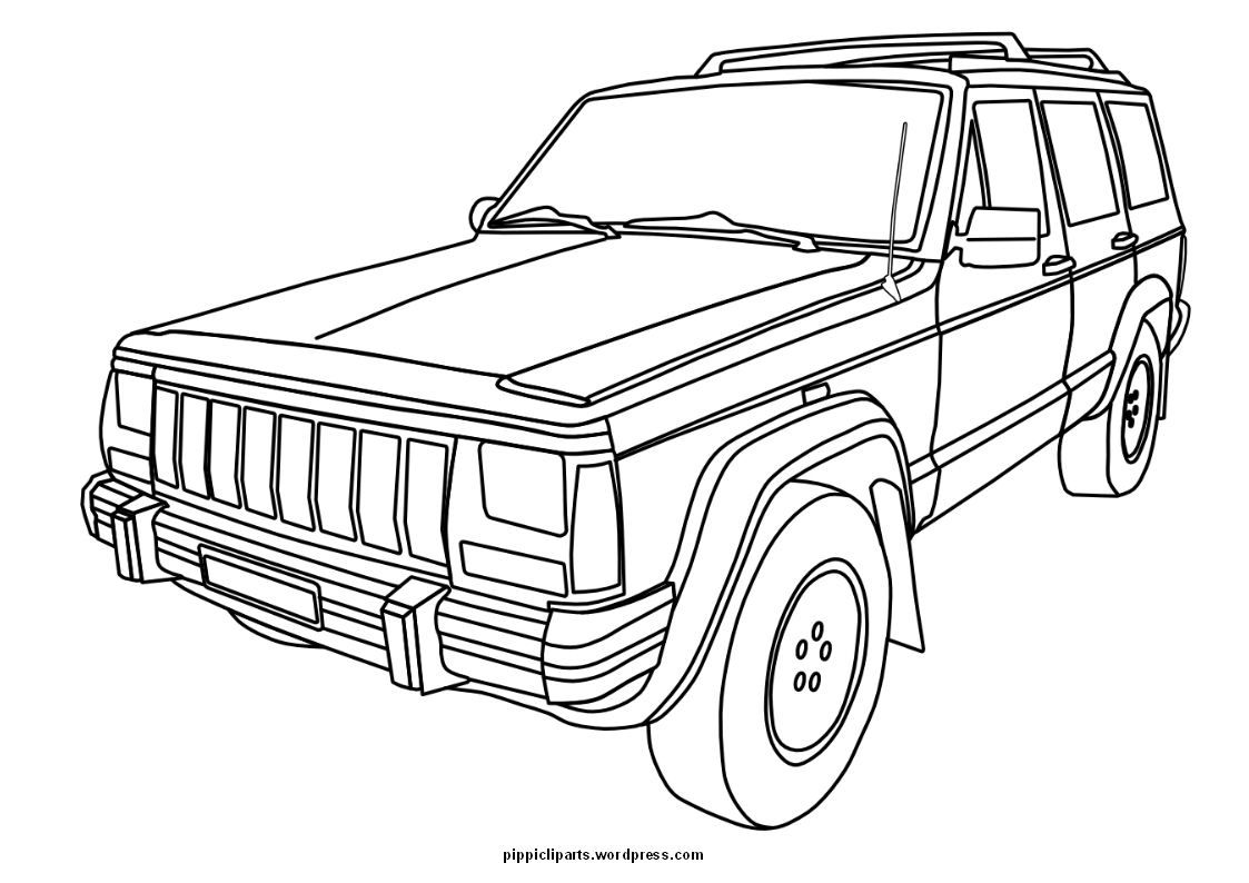  Jeep Coloring Pages | CAR Coloring pages | Cool Cars | #3