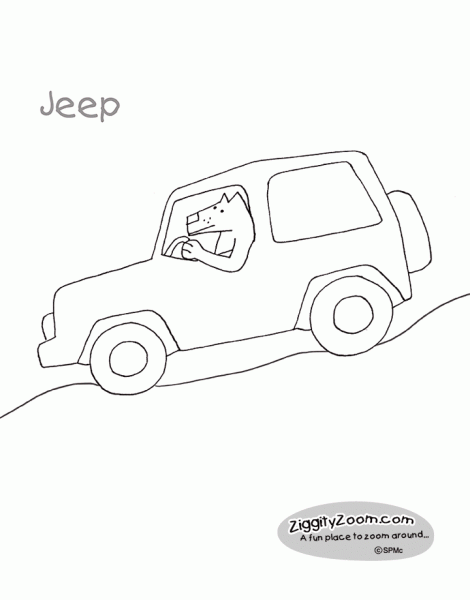 Jeep Coloring Pages | CAR Coloring pages | Cool Cars | #37