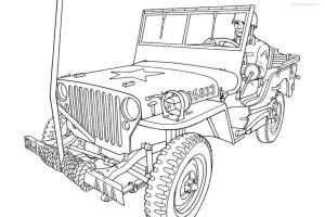 Jeep Coloring Pages | CAR Coloring pages | Cool Cars | #4