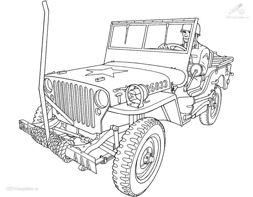  Jeep Coloring Pages | CAR Coloring pages | Cool Cars | #4