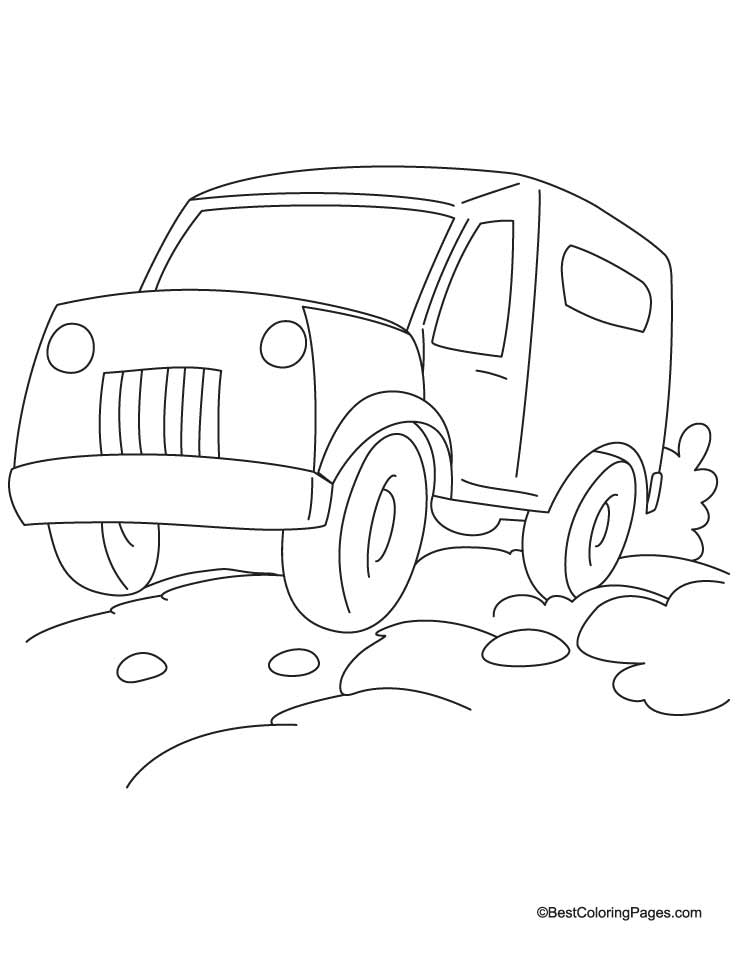 Jeep Coloring Pages | CAR Coloring pages | Cool Cars | #6