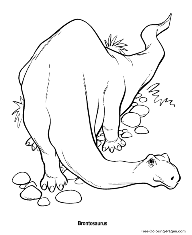 Smooth Dinosaur Coloring Pages  | Coloring pages for Boys