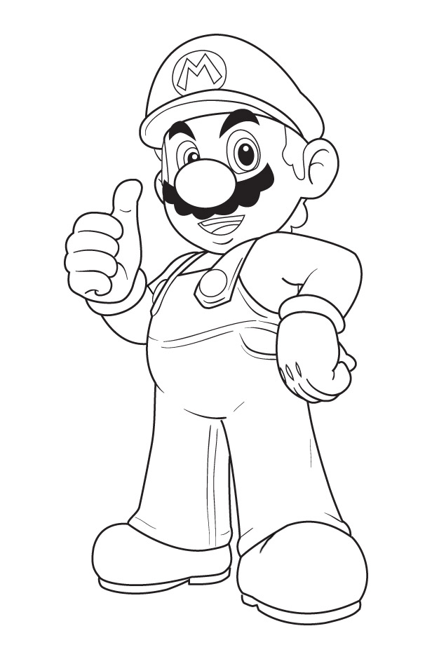 Super Mario Coloring Pages | Coloring pages for Kids | #1