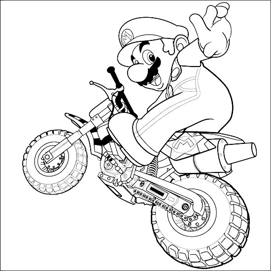  Super Mario Coloring Pages | Coloring pages for Kids | #14