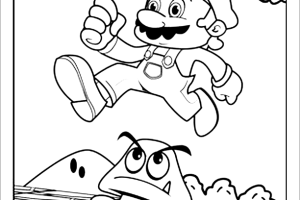 Super Mario Coloring Pages | Coloring pages for Kids | #15