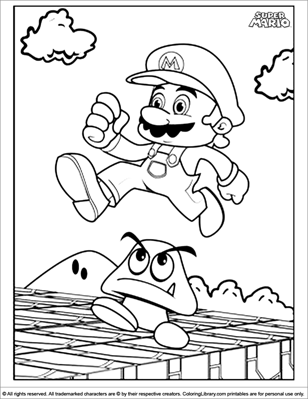  Super Mario Coloring Pages | Coloring pages for Kids | #15
