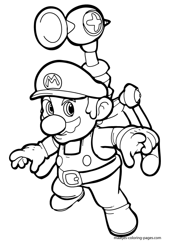 Super Mario Coloring Pages | Coloring pages for Kids | #18
