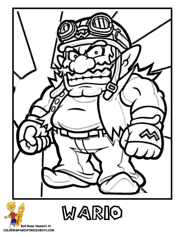 Super Mario Coloring Pages | Coloring pages for Kids | #23