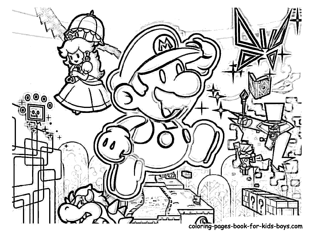 Super Mario Coloring Pages | Coloring pages for Kids | #33