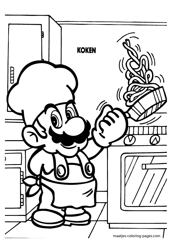  Super Mario Coloring Pages | Coloring pages for Kids | #38