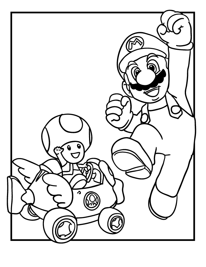 Super Mario Coloring Pages | Coloring pages for Kids | #4