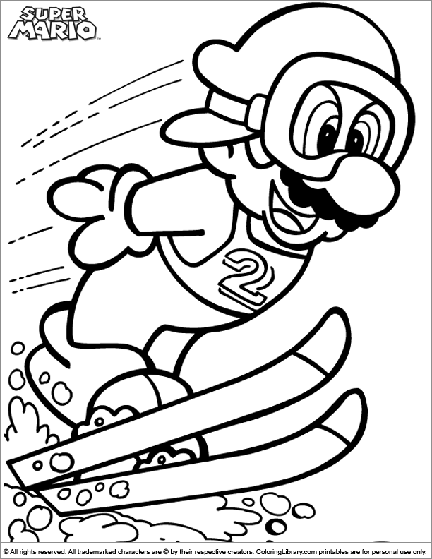  Super Mario Coloring Pages | Coloring pages for Kids | #9
