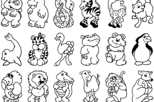 All Coloring Pages of Animals