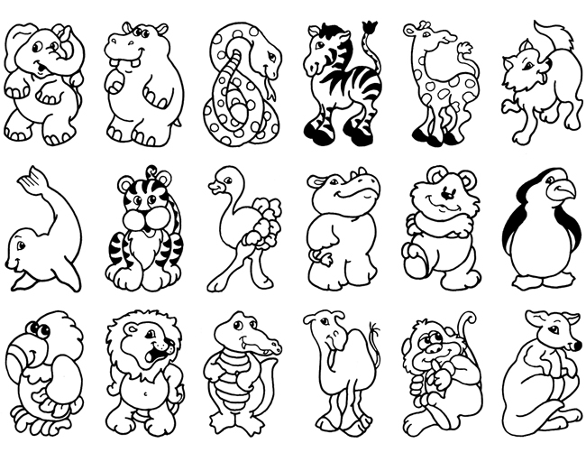  All Coloring Pages of Animals