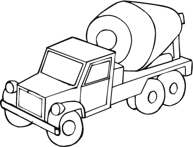  Cement Truck Coloring Pages | Ciment truck