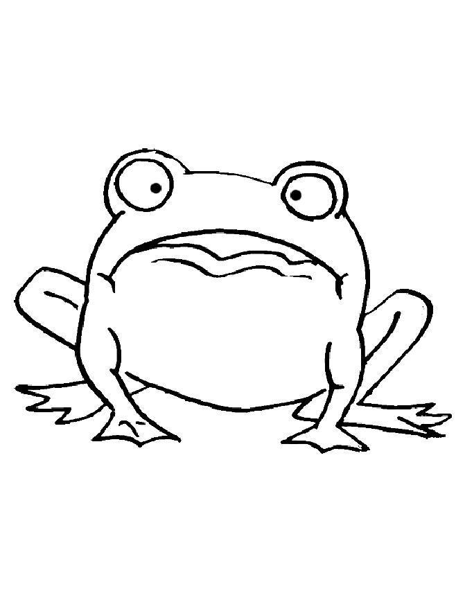  Frog Coloring Pages of Animals