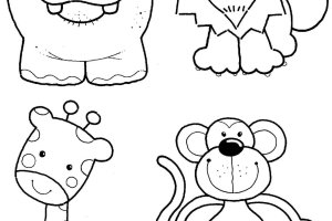 Funny Coloring Pages of Animals