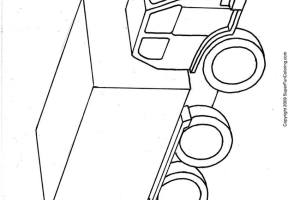 Kids Truck Coloring Pages