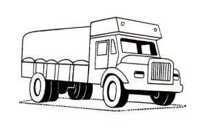 Mine Truck Coloring Pages