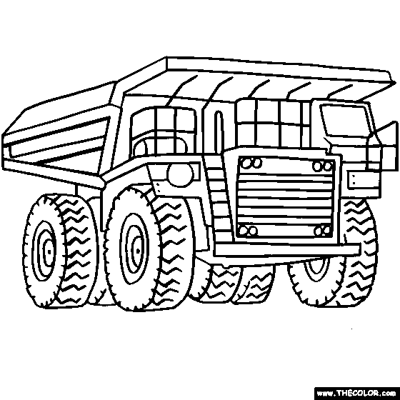 Most COOL Truck Coloring Pages