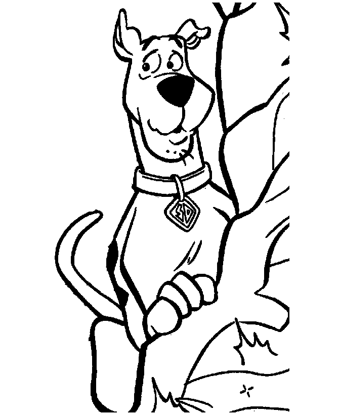 Scooby Doo Coloring Pages | Scooby Doo PAGES Ã€ COLORIER | #11